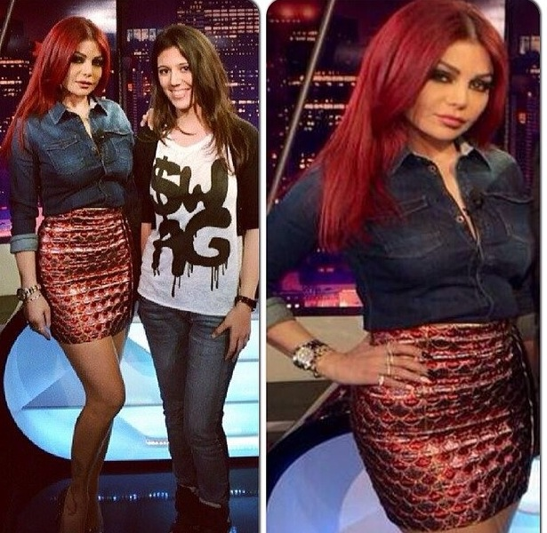 Haifa Wehbe in Hayda Haki Program